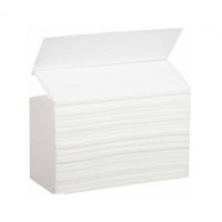 Бумажные полотенца, ZZ-сложения ,1-слойные,  23х23 см