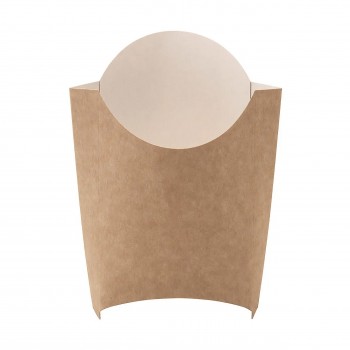 Коробка для картофеля фри L (130 х 120 х 50 мм), M (110 х 100 х 50 мм) крафт