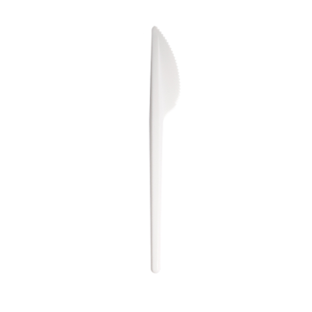 Нож пластиковый 16,5 см столовый Премиум ОРЕЛ (100 ШТ/УП) белый